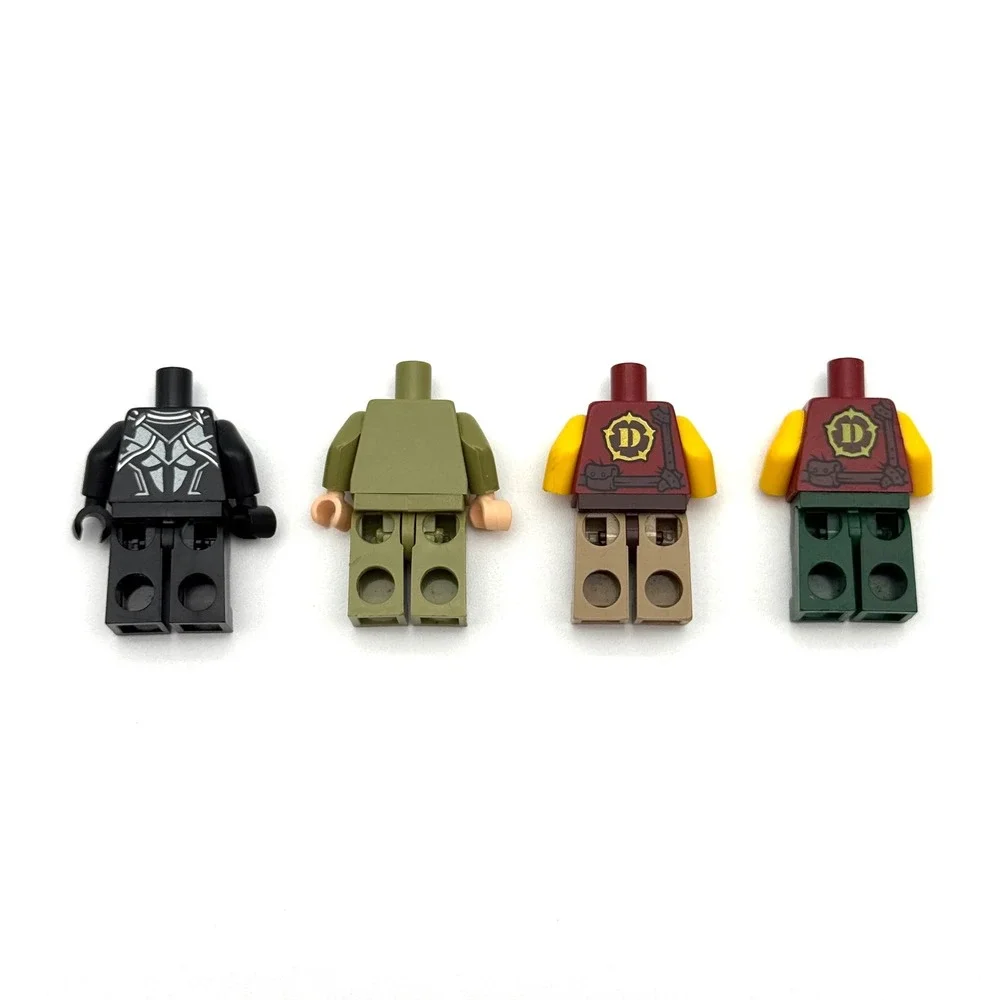 Lego Minifigure Lot Black Panther Marvel Dino Soldier WWII Custom Parts